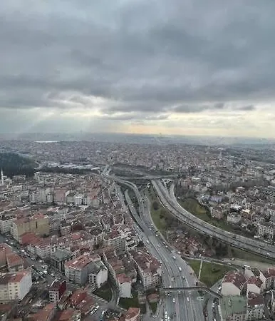 High Floor 1bd Near Hilton Bomonti Full *